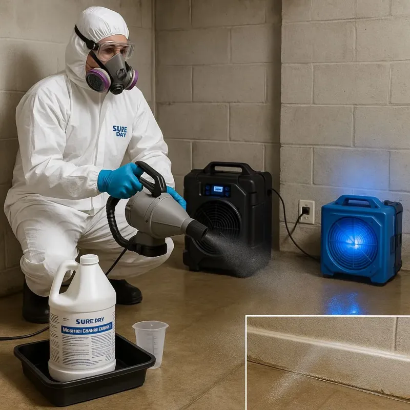Sanitization and Odor Removal process in Battle Ground, IN